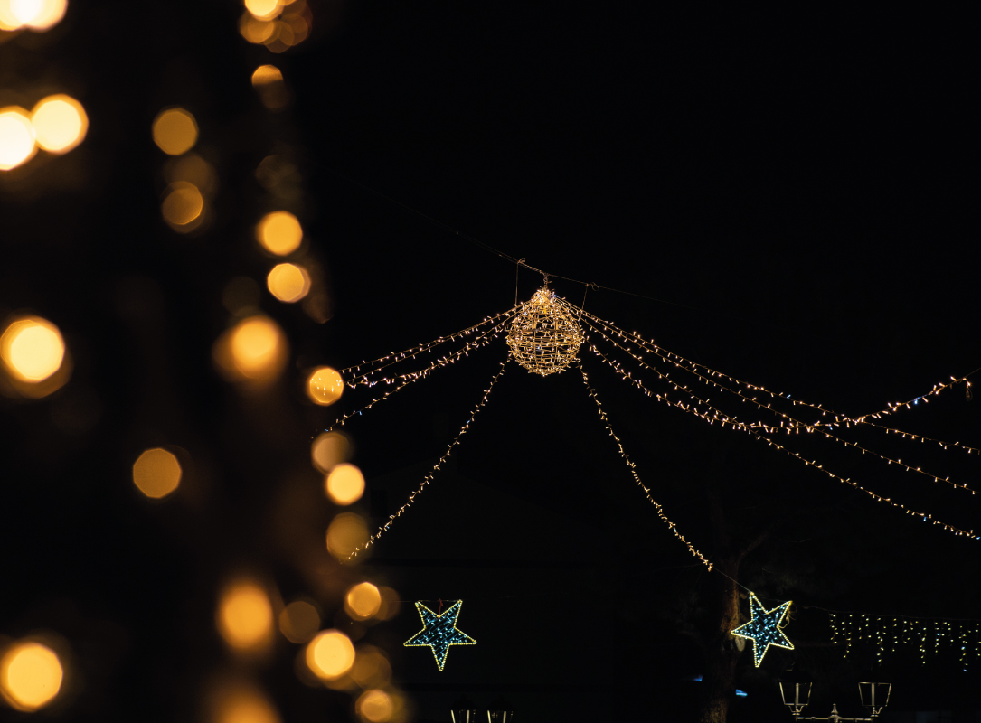 Luminarie e decorazioni per Natale